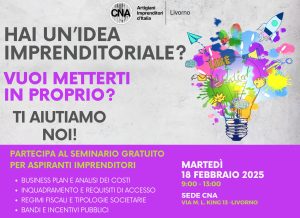 incontro gratuito aspiranti imprenditori cna livorno per apertura partita iva